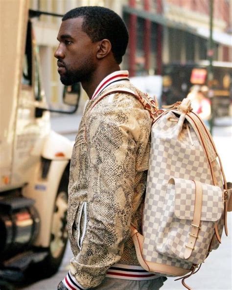 kanye custom louis vuitton backpack